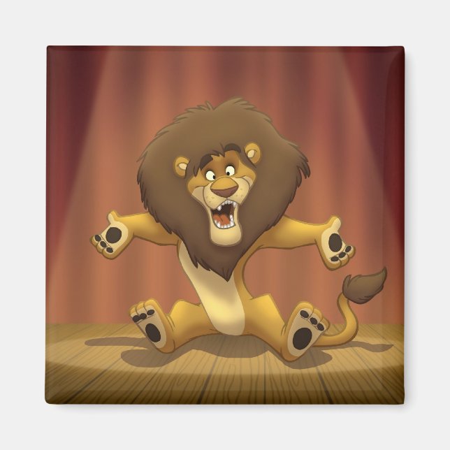 Íman Lion Magnet Feliz (Frente)
