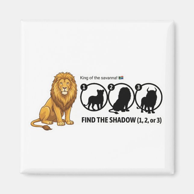 Íman Lion Shadow Matching (Frente)