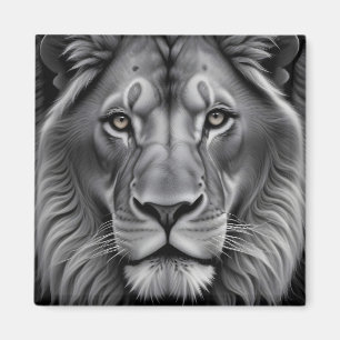 Íman Lion Willife Maiúsculo Carteira de Arte