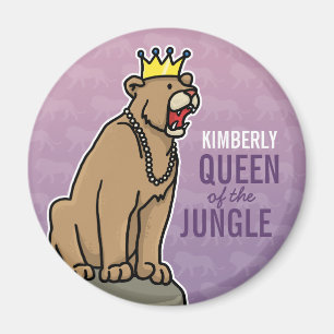 Íman Lioness Queen of the Jungle, Add Name Purple