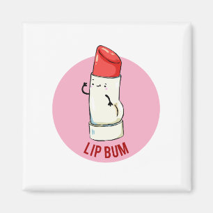 Íman Lip Bum Cute Lip Balm Pun Magnético