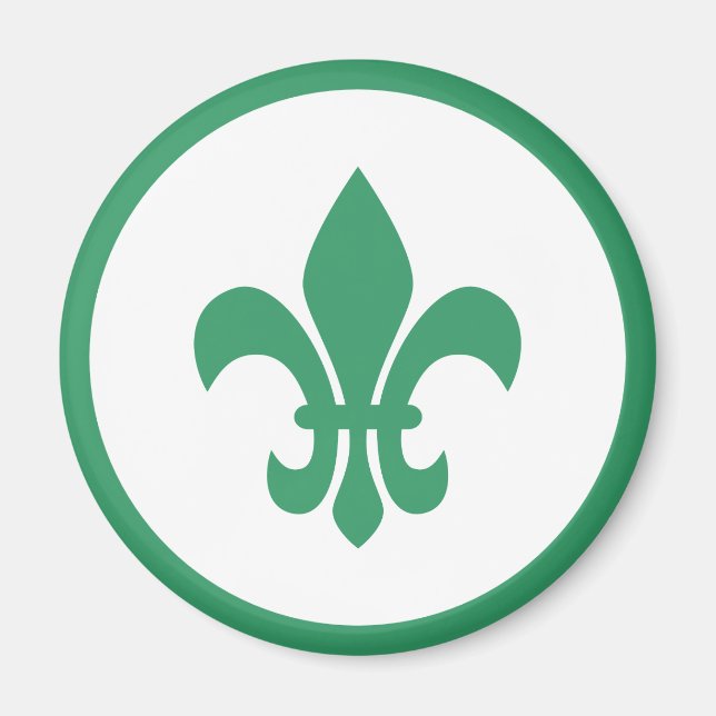 Íman Lírio Verde (Frente)