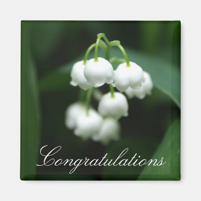 Íman Lírios brancos (Frente)