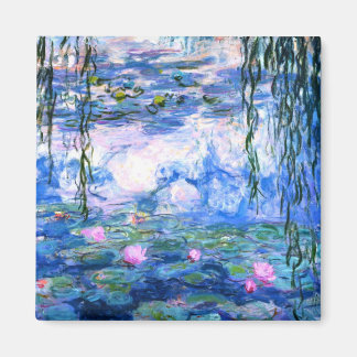 Íman Lírios de Água Rosa Monet