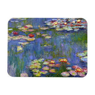 Íman Lírios Monet Water Lily 1916 Magnet