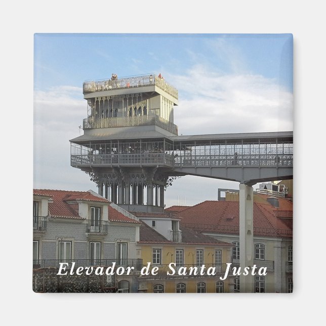 Íman Lisboa. Papais noeis Justa Lift. (Frente)