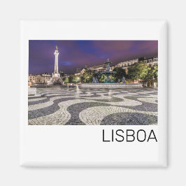 Íman Lisboa Portugal Rossio Square Holiday Souvenir