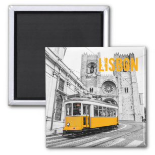 Íman Lisboa Tram Portugal vintage streetcar