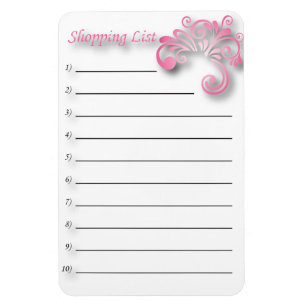 Íman Lista de compra