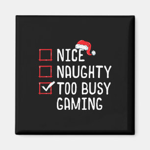 Íman Lista de Natal para Jogos Muito Ocupados