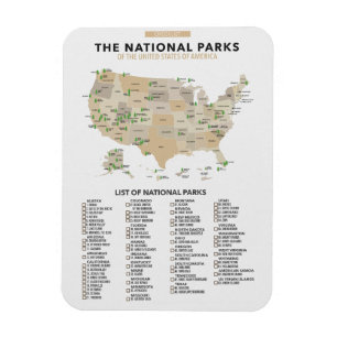 Íman Lista de Parques Nacionais nos Estados Unidos