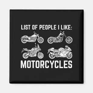 Íman Lista de Pessoas de Quem Eu Gosto Motocicletas Pil