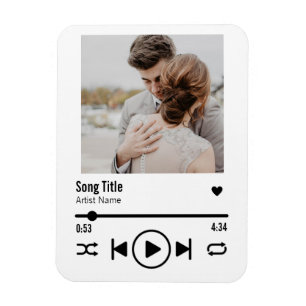 Íman Lista de Reprodução Personalizada de Música Fot