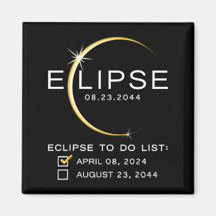 Íman Lista de Verificação do Eclipse Solar Total de 202