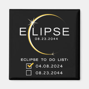 Íman Lista de Verificação do Eclipse Solar Total Fofo 2