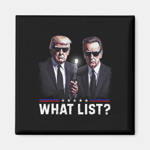 Íman Lista Divertida Trump O Que