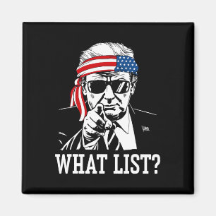 Íman Lista Engraçada do Trump 2