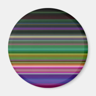 Íman Listras coloridas retrô fofas