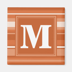 Íman Listras da laranja do monograma