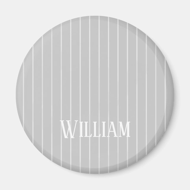 Íman Listras de cinza personalizadas (Frente)