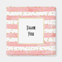 Listras de Lâmpada Rosa | Faux Dourado Confetti Ob