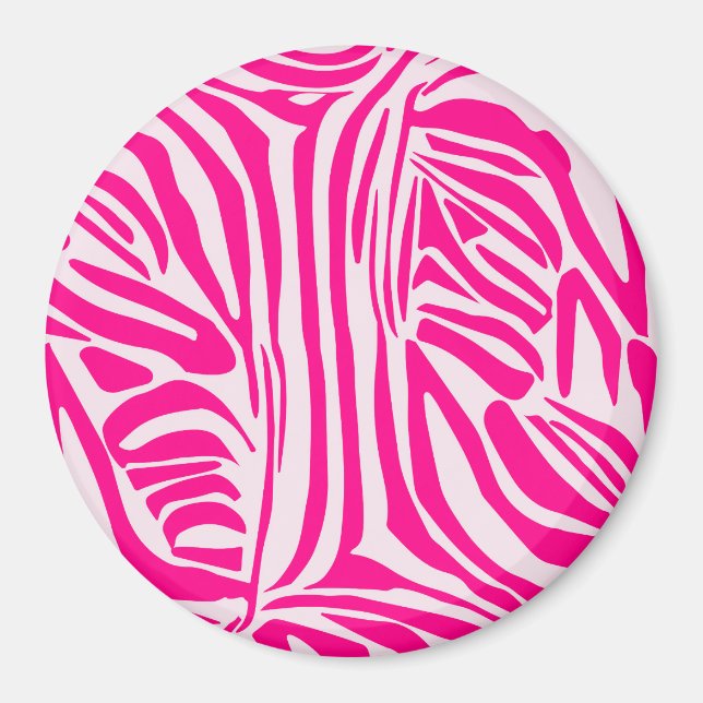 Íman Listras de zebra rosa (Frente)
