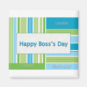 Íman Listras do dia do chefe feliz
