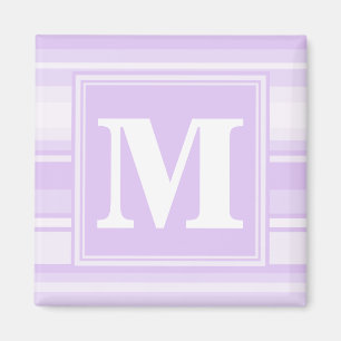 Íman Listras do lilac do monograma