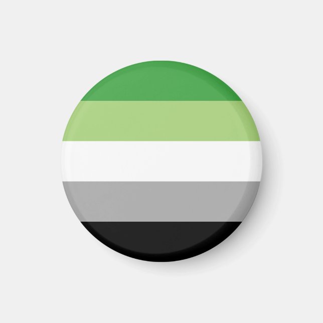 Íman Listras do Orgulho Aromântico (Frente)