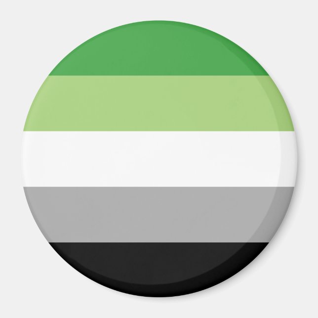 Íman Listras do Orgulho Aromântico (Frente)