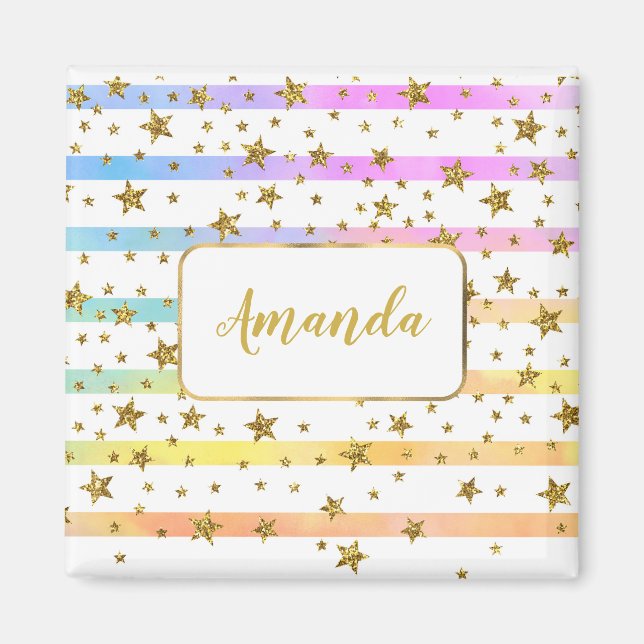 Íman Listras e estrelas femininas (Frente)