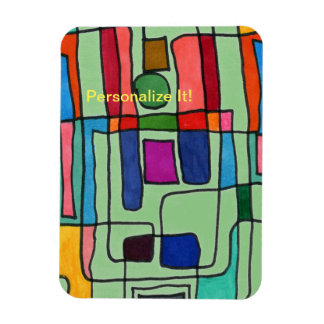 Íman Listras retangulares quentes e legal com acento ci