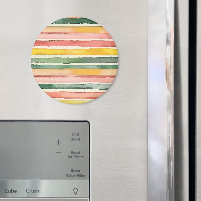 Íman Listras Rosa Amarelo Verde (In Situ (Fridge))