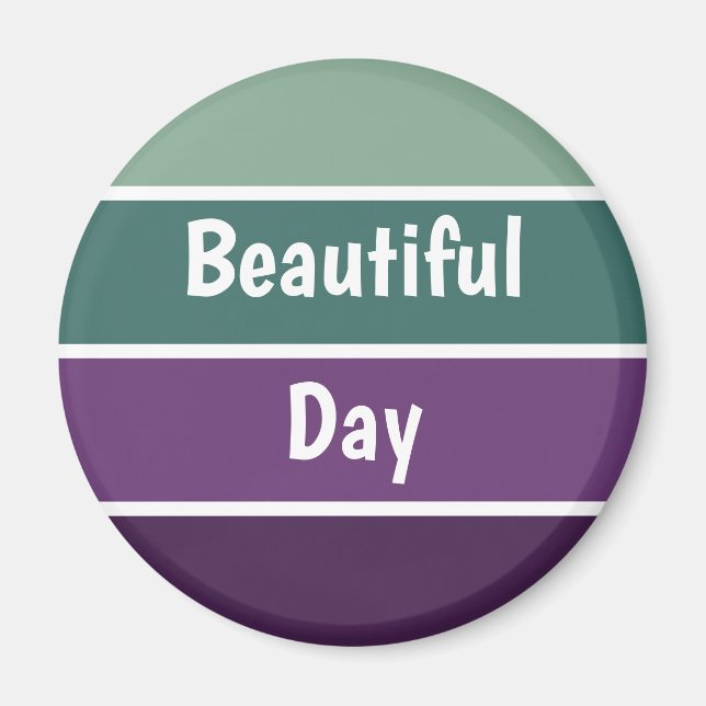 Íman Listras Verdes E Roxas (Frente)