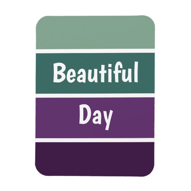 Íman Listras Verdes E Roxas (Vertical)