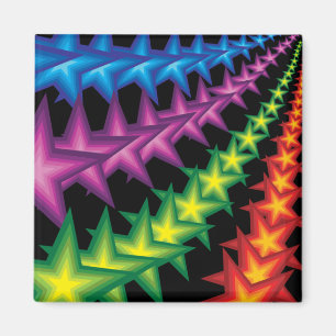 Íman listras vívidas da estrela