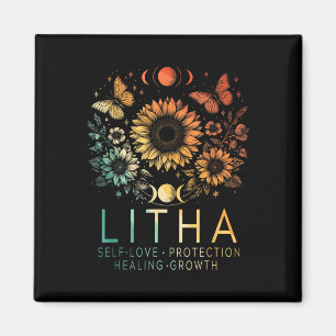 Íman Litha Summer Solstce MidSummer Wheel Do Ano