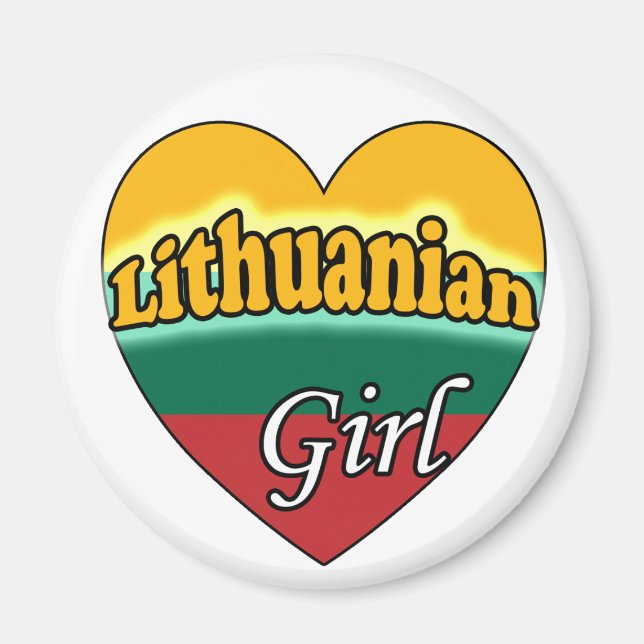Íman LIthuanian Girl (Frente)