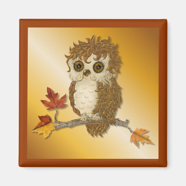 Íman Little Autumn Whoo Owl (Frente)