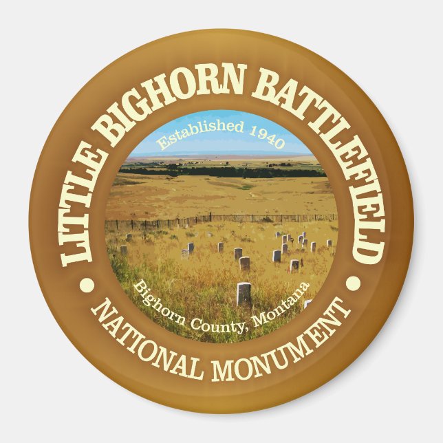 Íman Little Bighorn Battlefield (NM) (Frente)