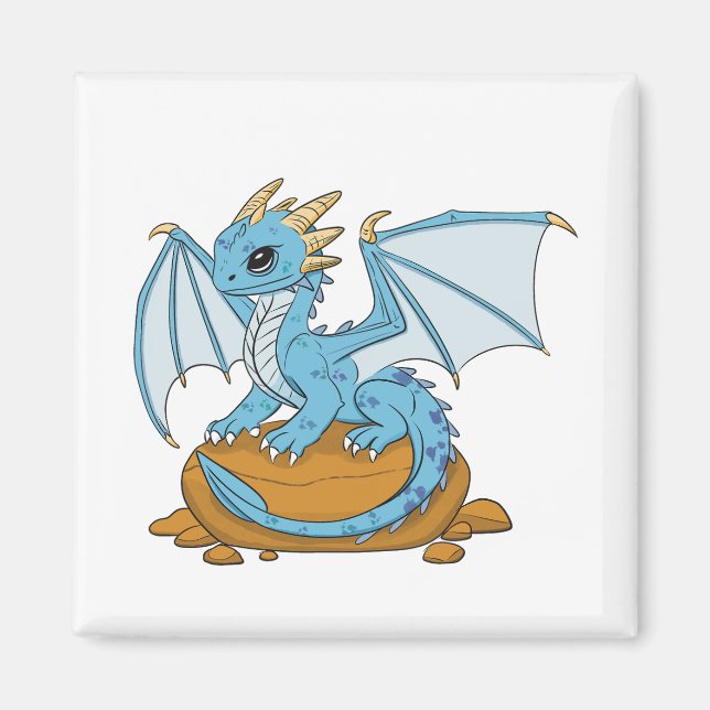Íman Little Blue Dragon (Frente)