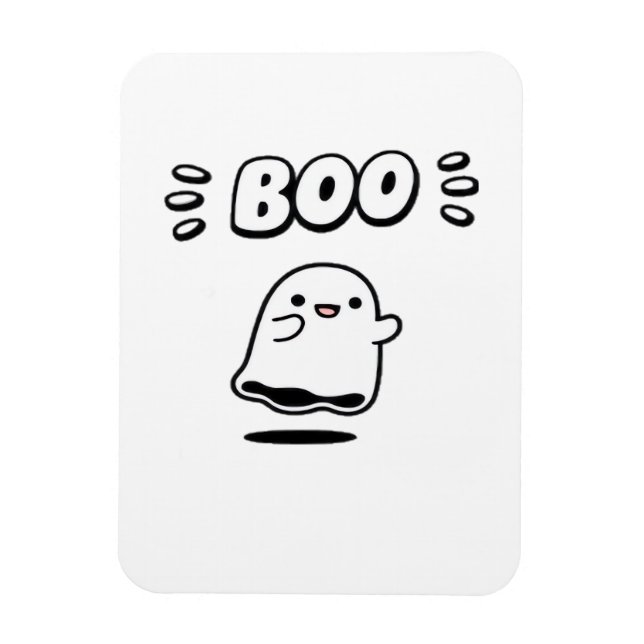 Íman Little Boo Estilo Minimalista (Vertical)