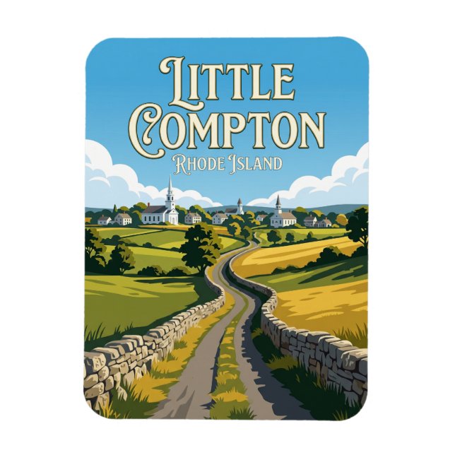 Íman Little Compton Rhode Island (Vertical)