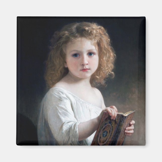 Íman Little Girl, Bouguereau (Frente)