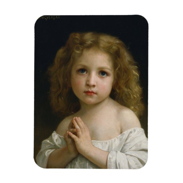 Íman Little Girl by William-Adolphe Bouguereau (Vertical)