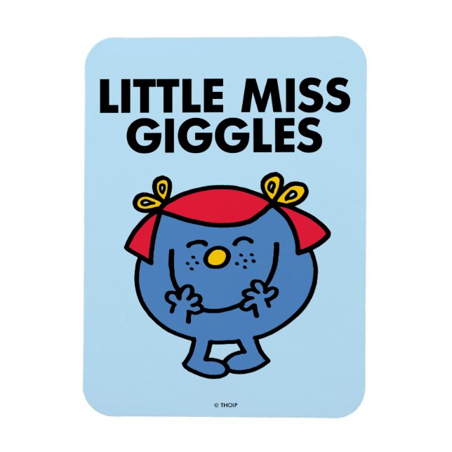 Íman Little Miss Giggles | Letra negra (Vertical)