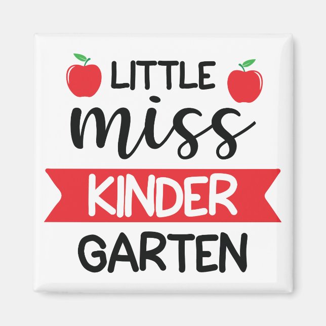 Íman Little Miss Kindergarten (Frente)