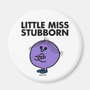 Íman Little Miss Stubborn Armas cruzadas