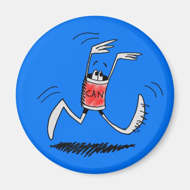 Íman Little Red Running Can Magnet (Frente)