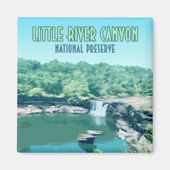 Íman Little River Canyon National Preserve Alabama (Frente)
